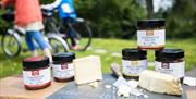 A range of local artist foods on display during the Coille Dhoire Cycle Tour
