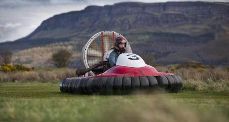 Hovercrafting at Limitless Adventure