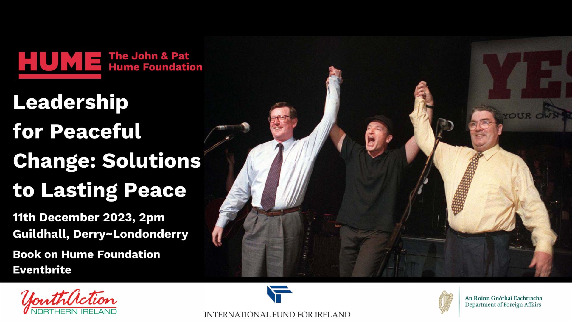 Leadership for Peaceful Change: Solutions to Lasting Peace event
