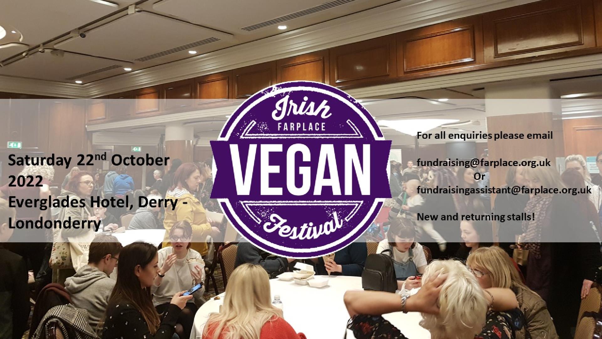 Irish Vegan Festival promotional banner.