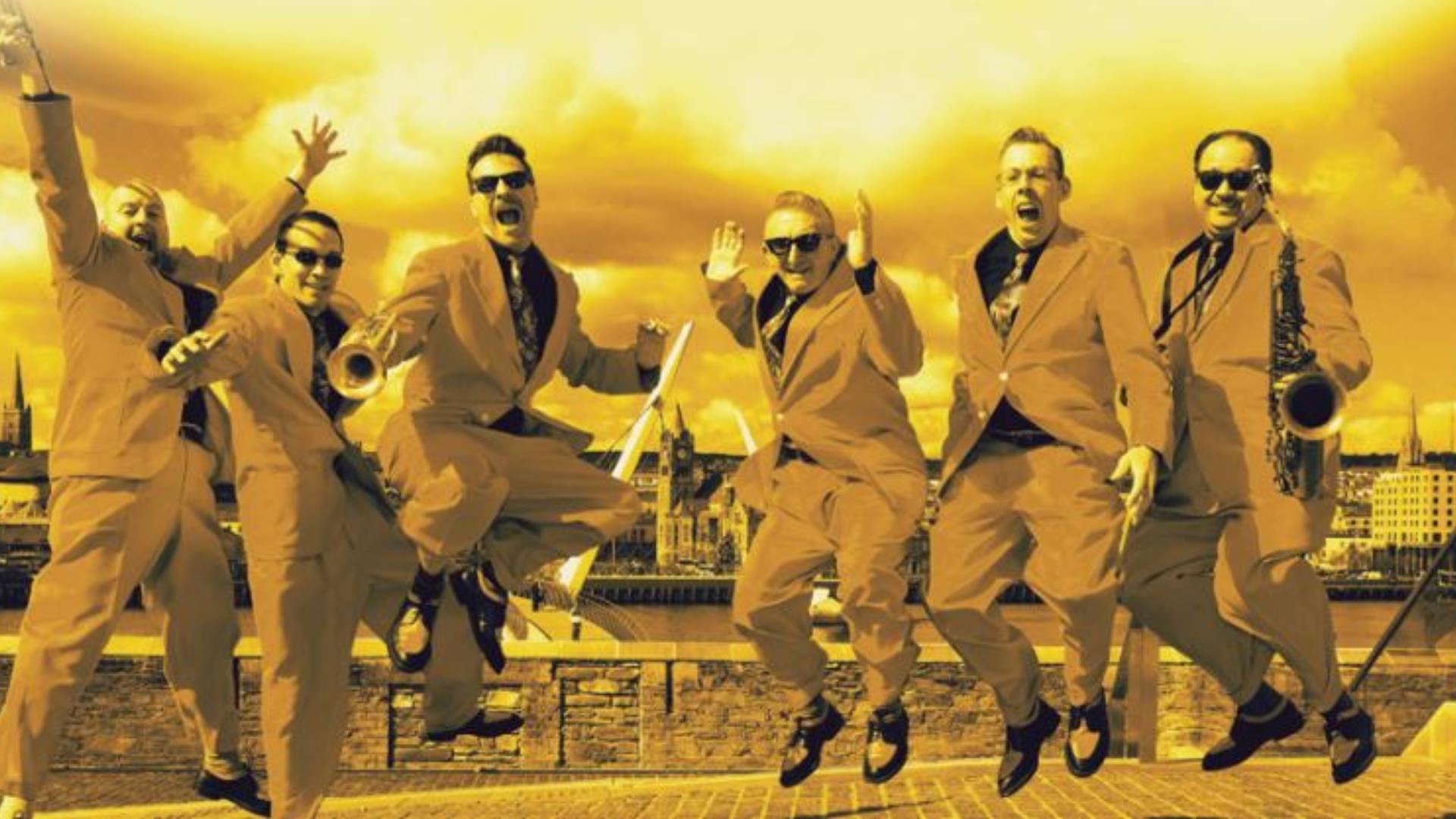 The 'Jive Aces' at Ebrington Square in Derry-Londonderry