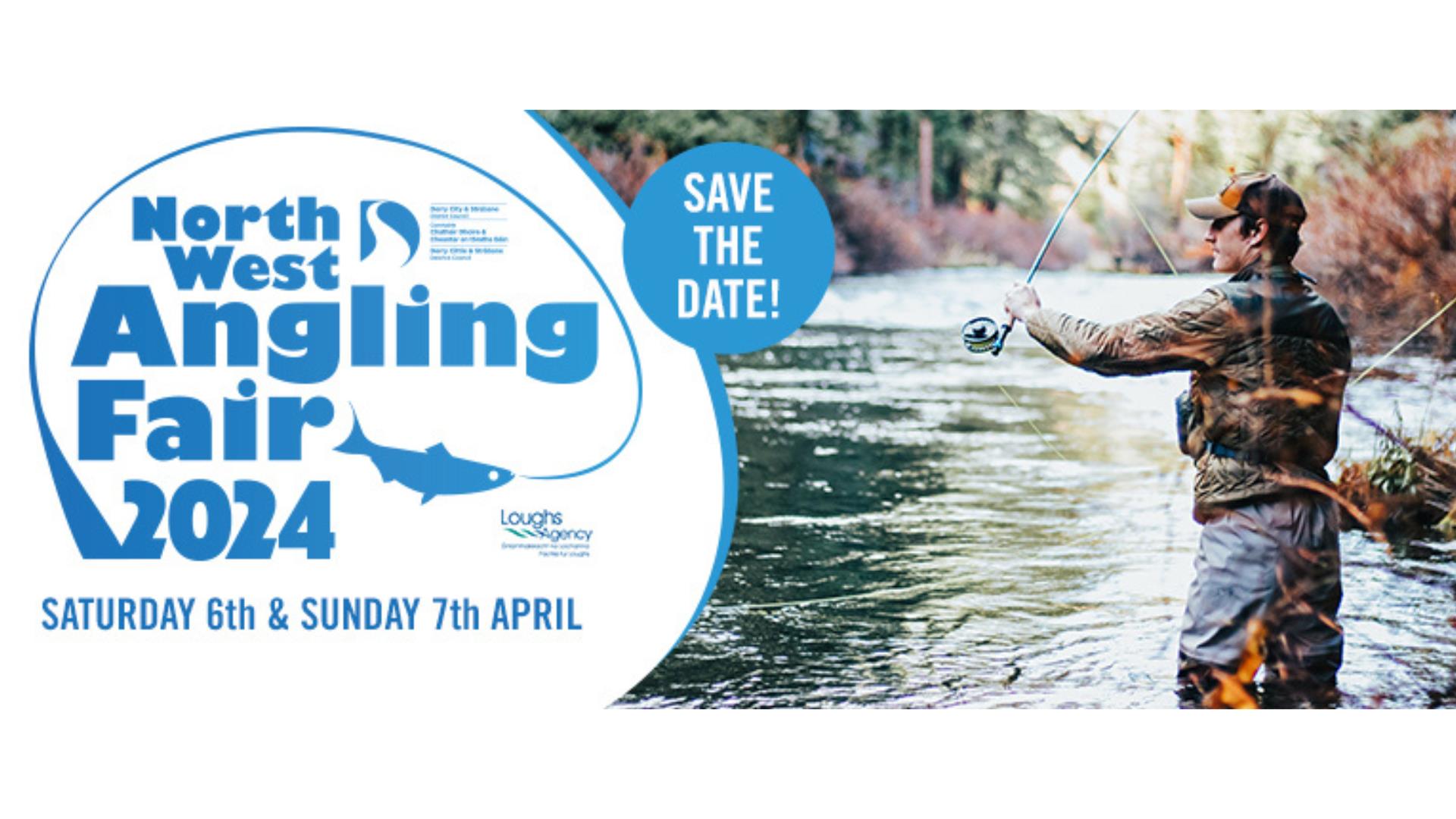 Poster for the upcoming North West Angling Fair 2024