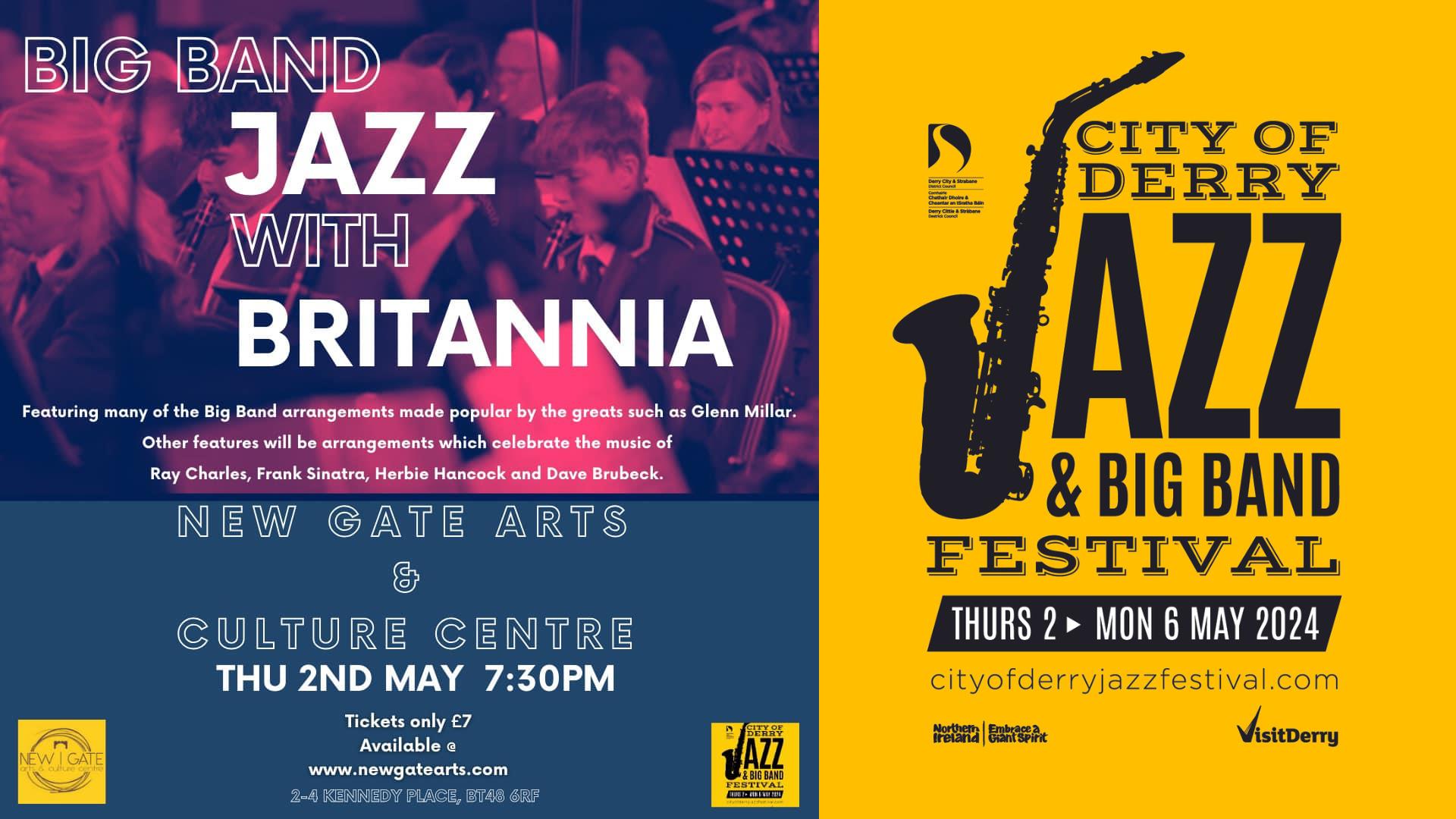 Big Band Jazz with Britannia at the New Gate Arts & Culture Centre