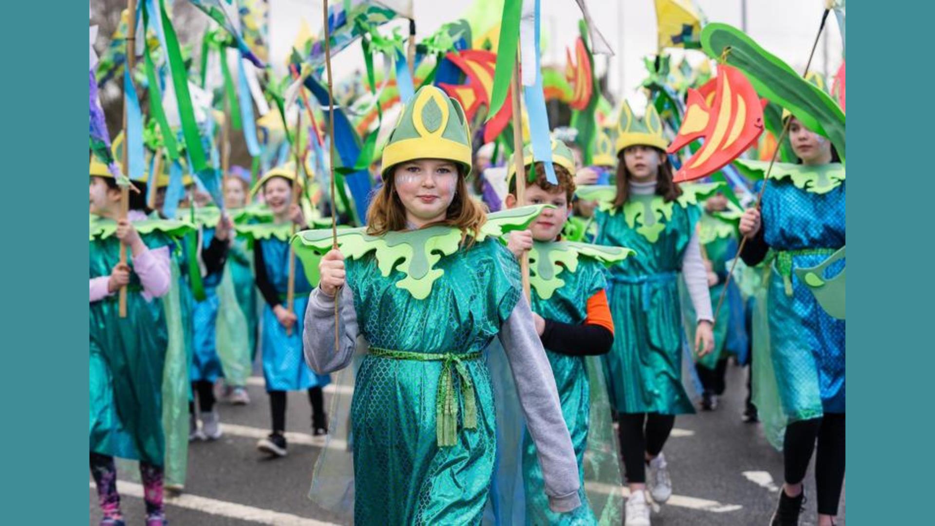 Previous scenes from the St Patrick's Day Carnival Parade in Derry-Londonderry.