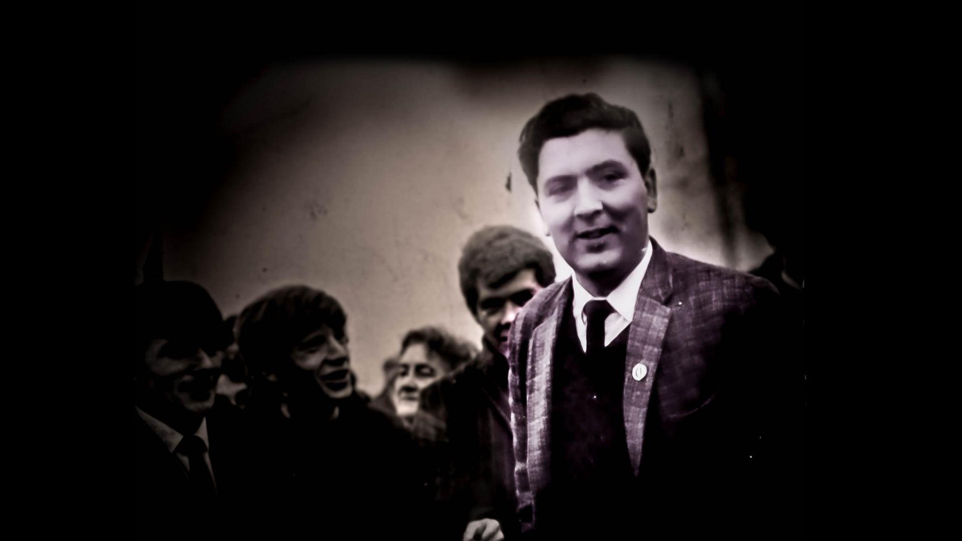 John Hume black & white photo