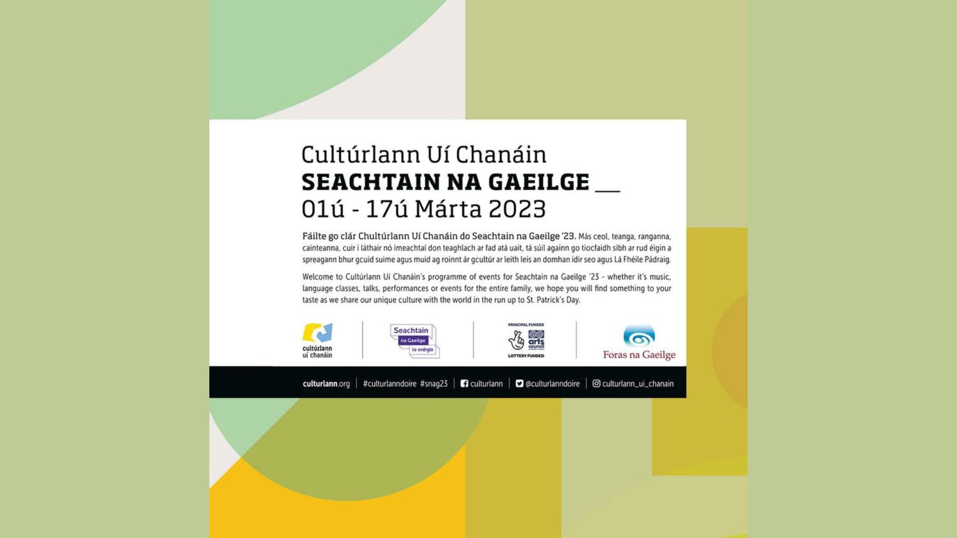 Seachtain na Gaeilge 2023!