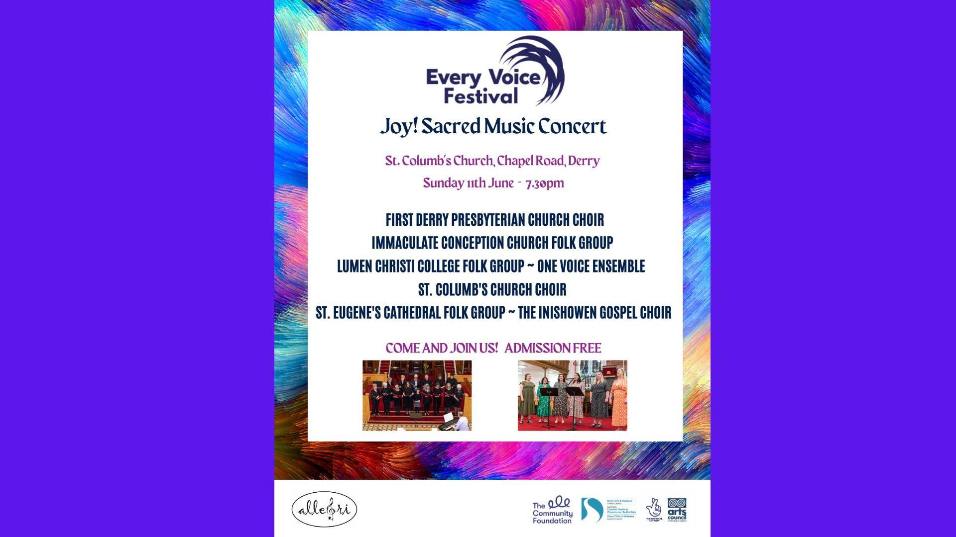 Every Voice Festival - Joy! Sacred Music Concert