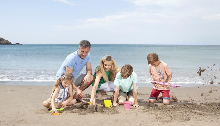 Family beach activities
