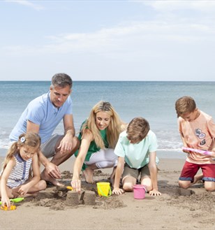 Family beach activities