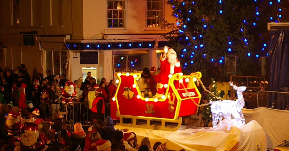 Wareham Christmas Celebrations - Father Christmas - Visit Dorset