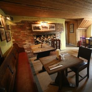 Cosy Dorset pub dining room 