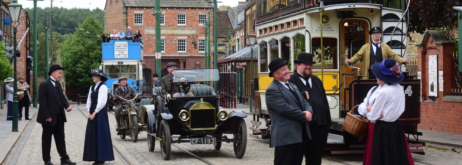 Street scene at Beamish Museum
