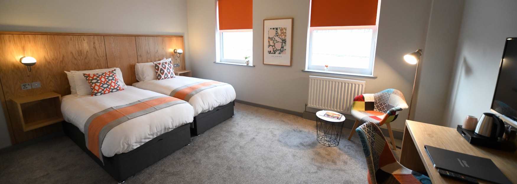 A double bedroom at Park Head Hotel