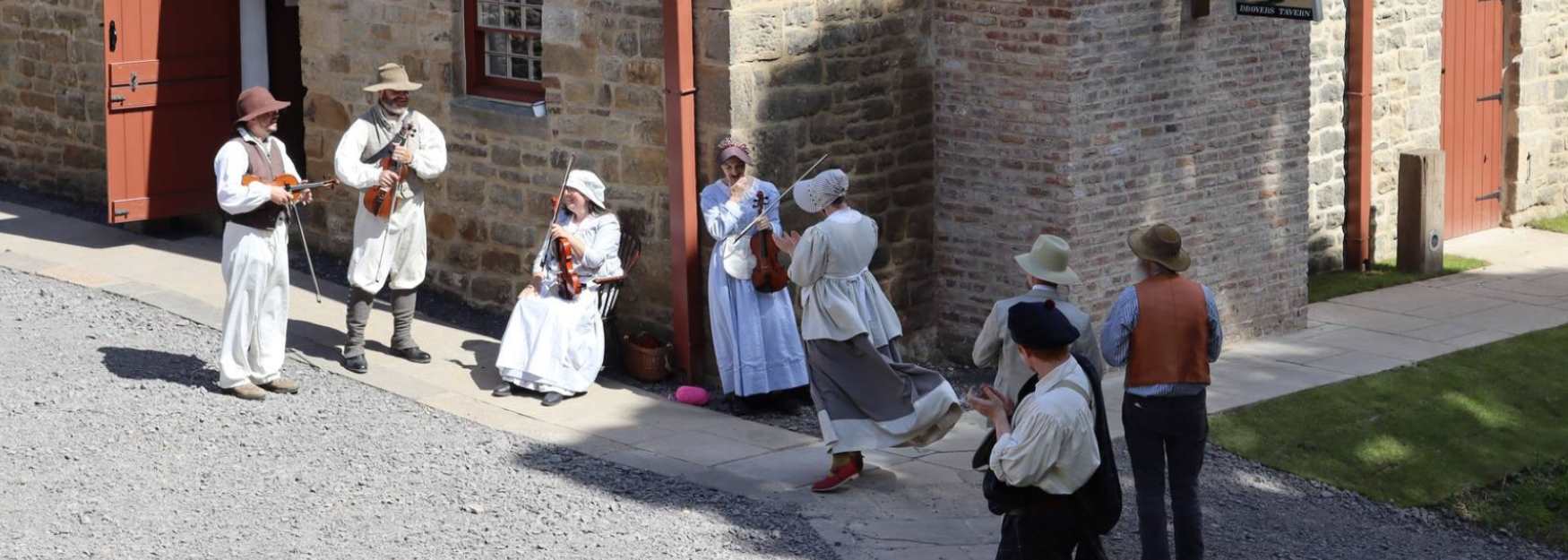 People outside of Beamish Tavern