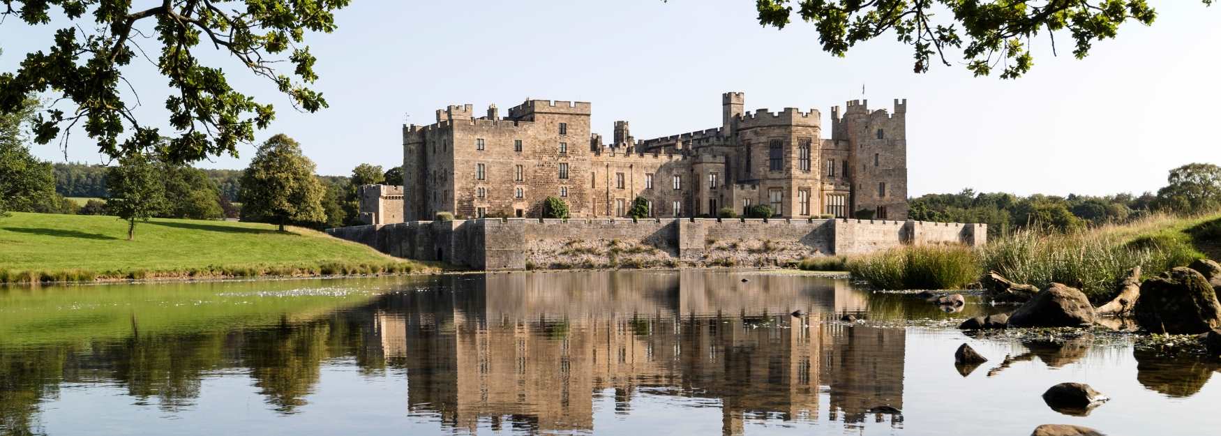 Raby Castle and lake