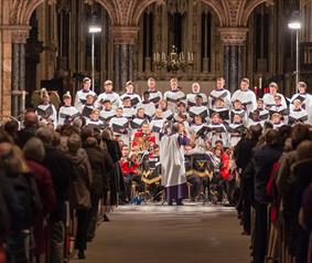 The choir at Durham Cathedral