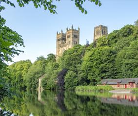 Durham Cathedral by the riverbanks