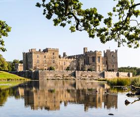 Raby Castle and lake