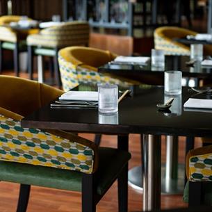The dining area at Geko Japanese restaurant in Seaham Hall Serenity Spa
