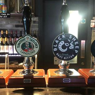 Real ales at The Sticky Wicket Emirates Riverside Chester-le-Street