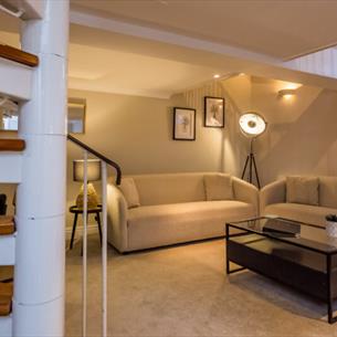 Living area at The Elvet Loft