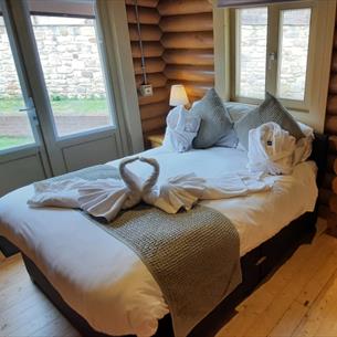 Double bedroom at Vindolanda Lodge