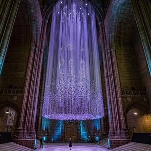 Peace Doves installation - Peter Walker Sculptor - Liverpool Cathedral