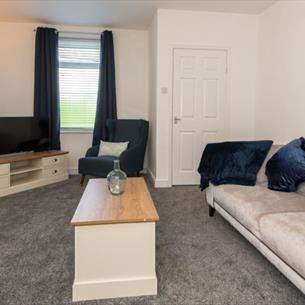 Living room at Merrington Fold