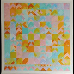 Colourful abstract art by Tom Hume