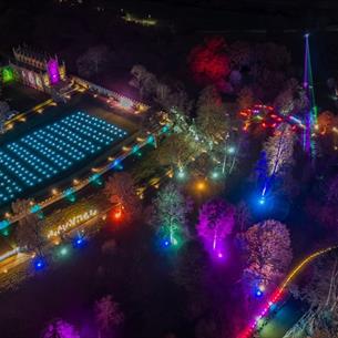 Aerial view of Aglow presented by The Auckland Project