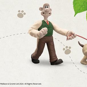 Wallace and Gromit characters. Copyright and TM Aardman/Wallace & Gromit Ltd 2024  All rights reserved