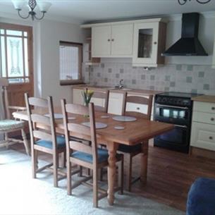 Dining room at Angate Cottage