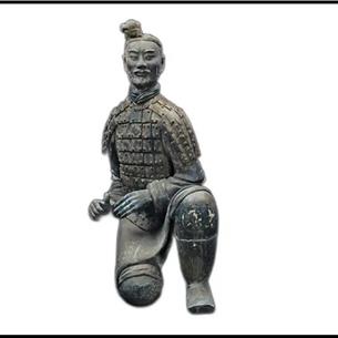Replica model of Terracotta Warrior at the Oriental Museum
