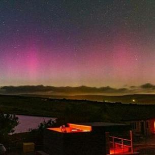 Aurora Borealis over Grassholme