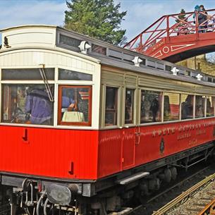 A train at Weardale Railway.