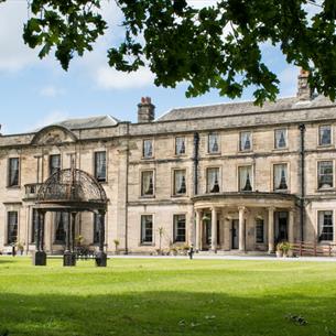 Beamish Hall Hotel exterior and gardens