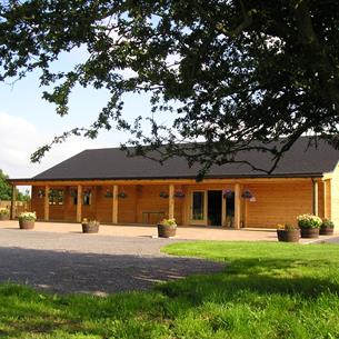 Exterior of Bradley Burn Farm Cafe