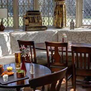 A table in a restaurant