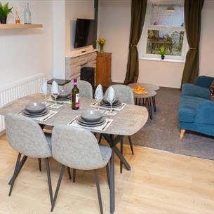 Living and dining area