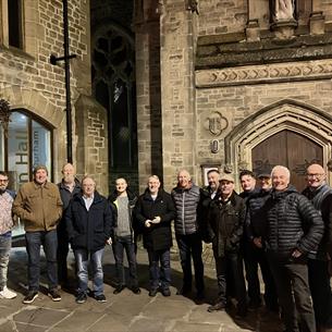 Private Dark Durham Tour for the Houghton 41 Club.