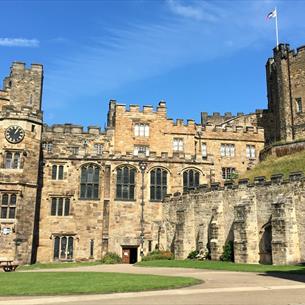 Exterior of Durham Castle including Courtyard and Keep