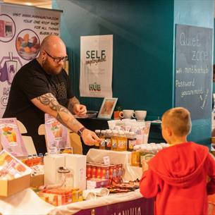 Stall at Market Place at The HUB