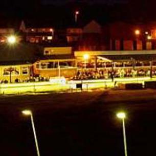 Pelaw Stadium at night