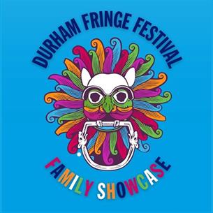 Fringe Festival logo, colourful image of the Sanctuary Knocker