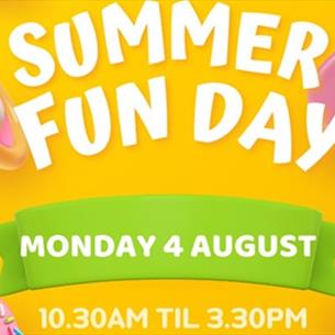 poster promoting free family fun day in Peterlee