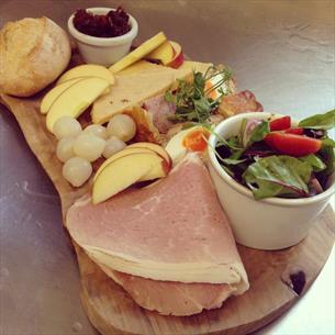 Knitsley Farm Granary Café food platter