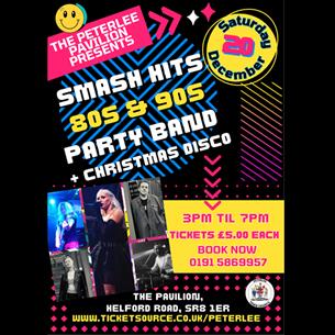 advert for Christmas 80s & 90s party