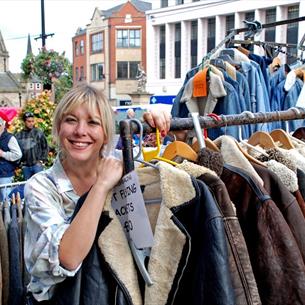 Saturday Outdoor Market Vintage Stall