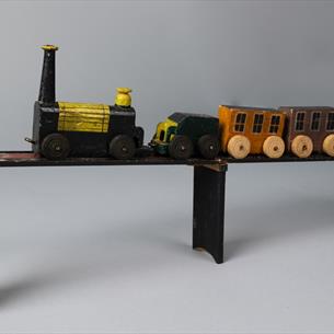 Toy.51 Model Train Set c.1840s at The Bowes Museum. Photography by Claire Collinson. 