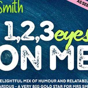 Mrs Smith 1,2,3 eyes on me with 
illustrations of flowers and leaves